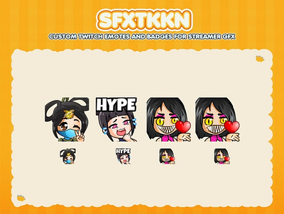 Custom emotes for twitch, youtube, discord and facebook custom emotes twitch cute chibi emotes cute girls emotes cuteemotes discord emotes facebook emotes gamer motes girls emotes twitch emotes youtube emotes