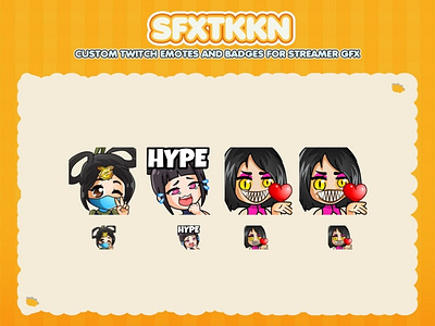 Custom emotes for twitch, youtube, discord and facebook