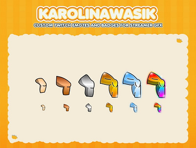 Custom emotes for twitch, youtube, discord and facebook addorable badges amazing badges custom emotes twitch cute badges knee badges loyalty badges rainbow badges sub badges twitch badges youtube badges