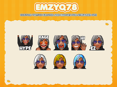 Custom emotes for twitch, youtube, discord and facebook chibi guy emotes custom emotes twitch cute chibi emotes discord emotes facebook emotes gamers emotes gray hair emotes guy emotes youtube emotes