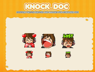 Custom emotes for twitch, youtube, discord and facebook broen hair emotes chibi guy emotes chibi twitch emotes custom twitch emotes cute chibi emotes discord emotes facebook emotes gamers emotes guy emotes youtube emotes