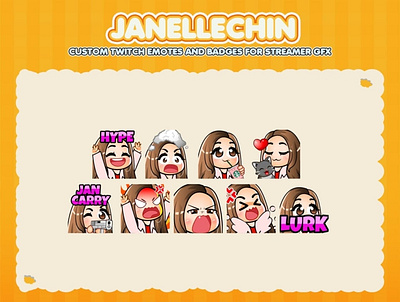 Custom emotes for twitch, youtube, discord and facebook chibi girls emotes chibi twitch emotes custom twitch emotes cute girls emotes discord emotes facebook emotes gamers emotes girls emotes human emotes youtube emotes