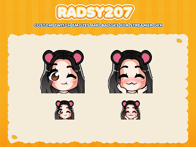 Custom emotes for twitch, youtube, discord and facebook chibi girls emotes custom emotes twitch cute chibi emotes cute girls emotes discord emotes gamers emotes girls emotes human emotes pingky emotes pingky girls emotes