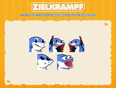 Custom emotes for twitch, youtube, discord and facebook animal emotes blue shark emotes custom emotes twitch cute animal emotes cute shark emotes discord emotes shark emotes twitchemotes youtube emotes