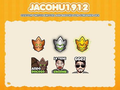 Custom emotes for twitch, youtube, discord and facebook cuteemotes discord emotes emotes design gamers emotes guy emotes twitch affiliate twitch badges twitch emotes artist twitchemotes youtube emotes