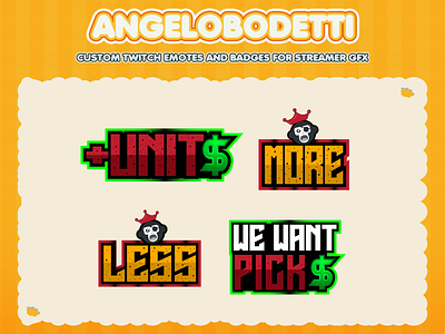 Custom emotes for twitch, youtube, discord and facebook emotesartist emotestwitch twitch emotes artist