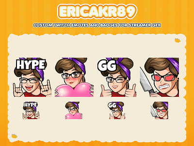 Custom emotes for twitch, youtube, discord and facebook chibi emotes commission emotes custom emotes twitch custom sub emotes cute girl emotes discord emotes emotes design emotes for twitch girls emotes twitch emotes