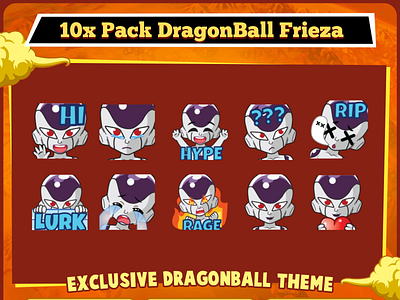 Frieza Emotes Pack / 10 Set Cute Frieza Emotes / Twitch Emotes cute frieza emotes dragon ball emotes dragon ball frieza frieza dragon ball z frieza emotes retconned frieza twitch dragon ball twitch emotes twitch frieza twitch frieza emotes