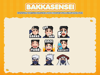 TWITCH EMOTES AND BADGES