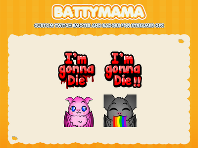 TWITCH EMOTES AND BADGES animal emotes custom emotes twitch cute bat emotes cute emotes cute owl emotes emotes for twitch gray bat emotes red emotes red text emotes twitch emotes