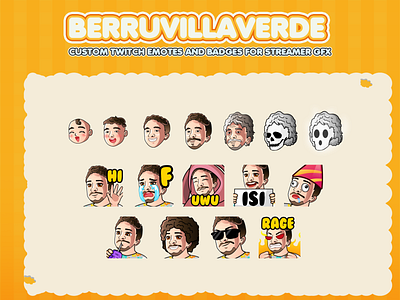 TWITCH EMOTES AND BADGES