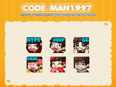 CUSTOM TWITCH EMOTES AND TWITCH BADGES