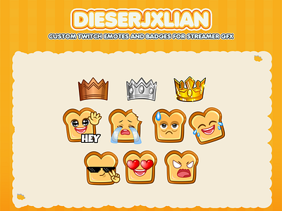 CUSTOM TWITCH EMOTES AND TWITCH BADGES