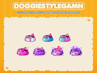 CUSTOM TWITCH EMOTES AND TWITCH BADGES badges for twitch bone badges cheer bit badges custom twitch badges discord badges food container badges loyalty badges purple badges sub badges twitch badges