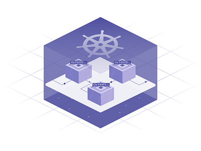 Why Blockchain Needs Kubernetes blockchain branding cosmos cube data design developers graphic design gravitational gravity ispmetric kubernetes purple server structure teleport