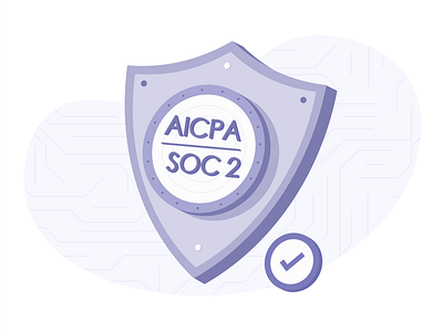 SOC 2 Certification aicpa branding certification check mark data design developers gravitational gravity kubernetes purple saas server shield soc2 tech teleport