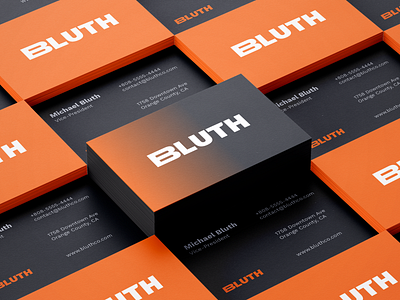 Bluth Company - Branding branding design flat logo minimal