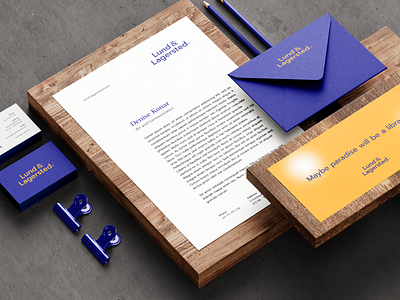 Lund & Lagersted - Branding