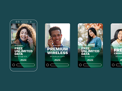 Mint Mobile - Stories Mockup Design