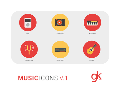 Music Icons V.1 iconography icons illustration music scalable vector