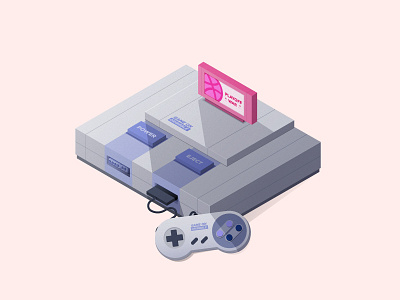 Game on Dribbble concept console controller dribbble game mule old playoff school sticker stipple