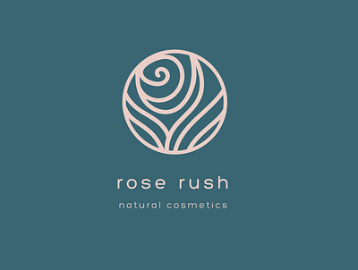 Rose Rush LOGO branding design graphicdesign icon illustration illustrator logo logo design logotype minimal