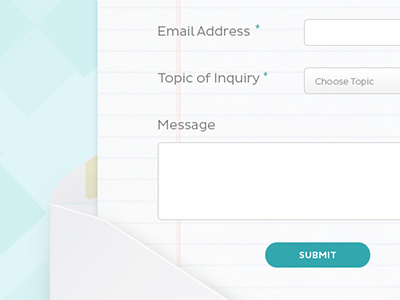 Contact Form button contact envelope form letter paper pattern submit teal texture