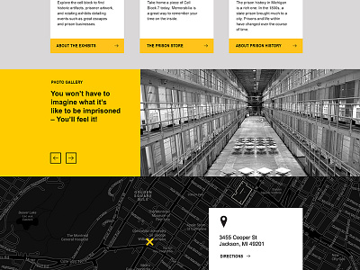 Prison Museum Site block cell grayscale map museum