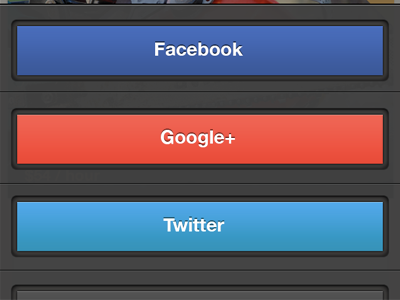 Share buttons facebook google share twitter