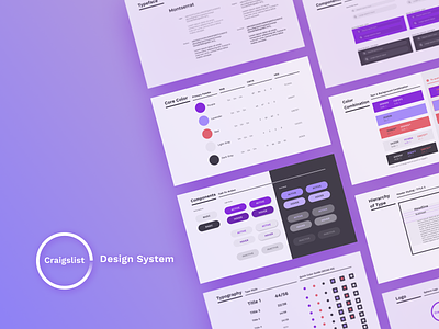 Craigslist Design System Redesign design system redesign styleguide