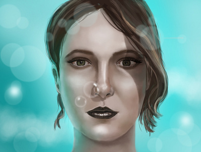 Girl character design digital painting digitalart illustration photoshop