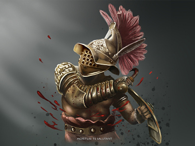 Gladiator digital art digital painting digitalart gladiator gladius goro graphicdesign illustration photoshop rome