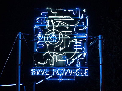 Warsaw Marmaid Neon bartosz włodarczyk branding design electricity neon rwe vector warsaw marmaid