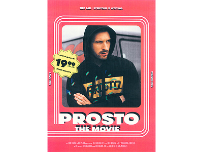 Prosto FW16 05 70s 80s bartosz włodarczyk cover design movie poster print prosto retro design vhs