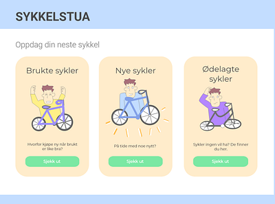 Sykkelbua (Daily UI #012 - E-commerce) dailyui