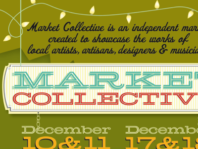 2nd MC Poster christmas collective crafts fair market