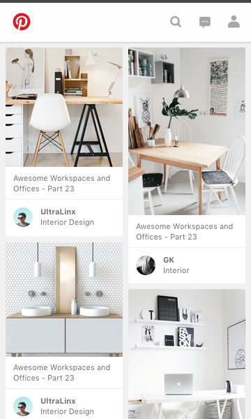 Pinterest Material Design Concept by Sam on Dribbble