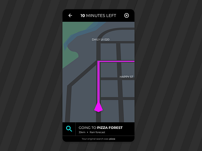 Daily UI Challenge 020 100 day challenge daily dailyui gps location location tracker