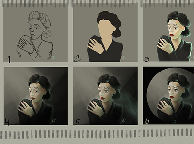 Cartoon character of singer Edith Piaf 2dart cartoon cartoon character cartoon illustration cartooning character design concept design conceptual edith piaf elegant flat icon illustration minimal process steps