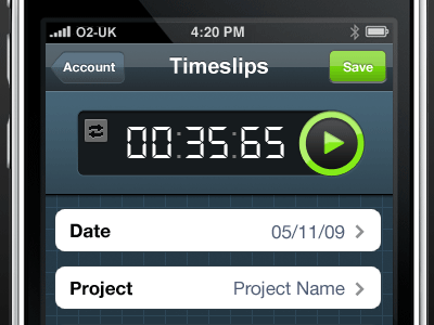 Time Tracking app freeagent iphone timer