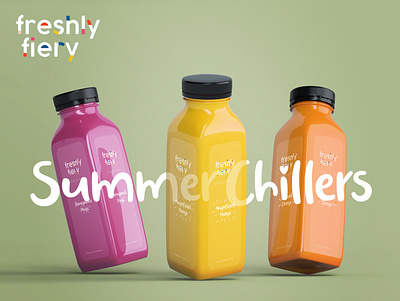 Smoothies branding design logo