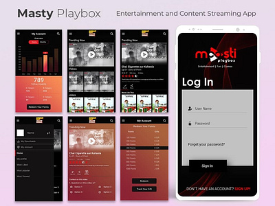 Masty App Design