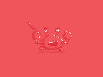 Cancer Season astrology cancer cancerian crab crabby illustration knife mad pissed zodiac
