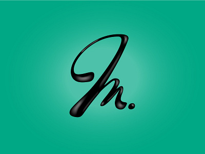 M. design font handmade type illustration illustrator jammer m script stylized typeface typography