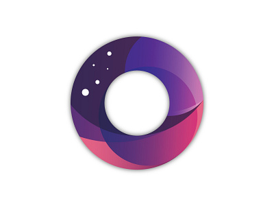 O'Space app branding design gradient icon illustration illustrator logo type typography ui ux vector