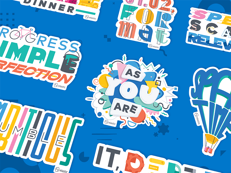 Source Code Sticker Pack design illustraion lettering logo search source code stickers swag tech type typogaphy vector