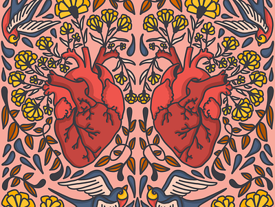 Have a Little Heart design illustration