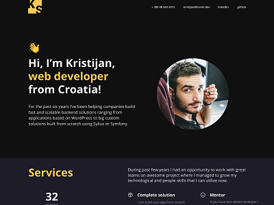 Kristijan developer portfolio