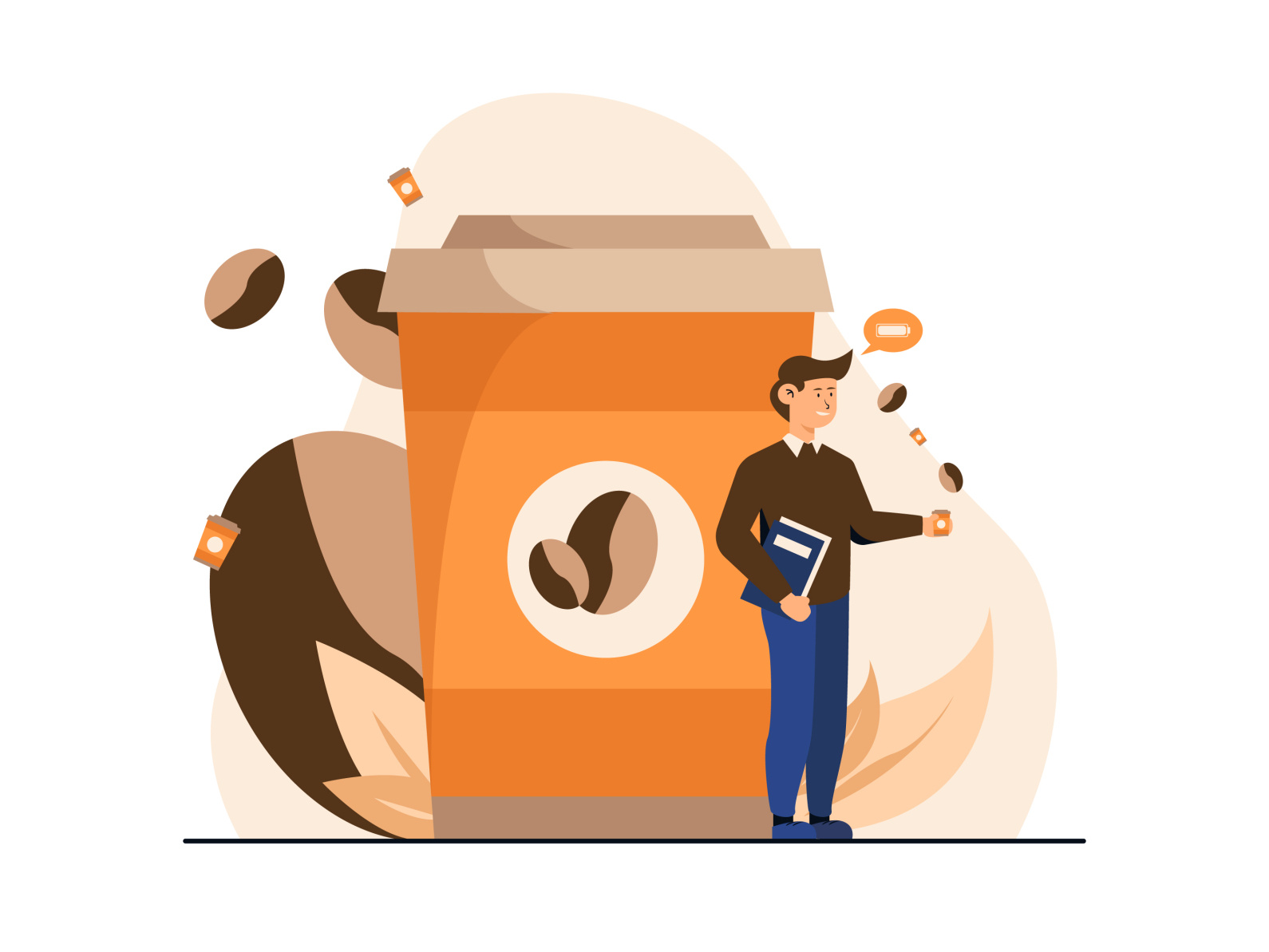 Enjoy Coffee by Aditya Wicaksono on Dribbble