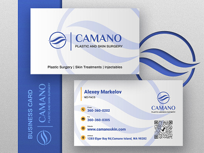 Business Card for Camano business business card card company corporate design minimalist